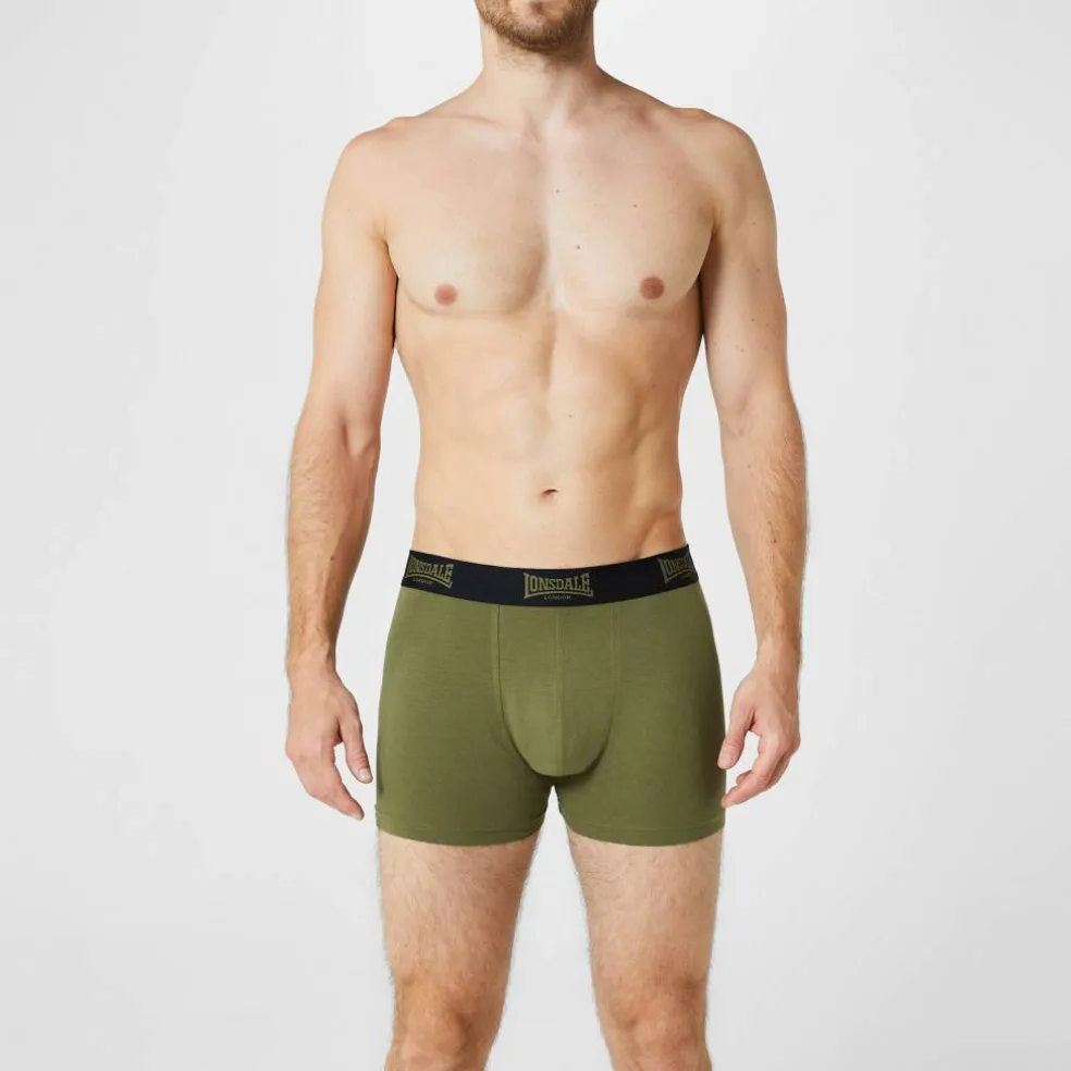 Lonsdale Trunk Shorts 2 Pack Mens