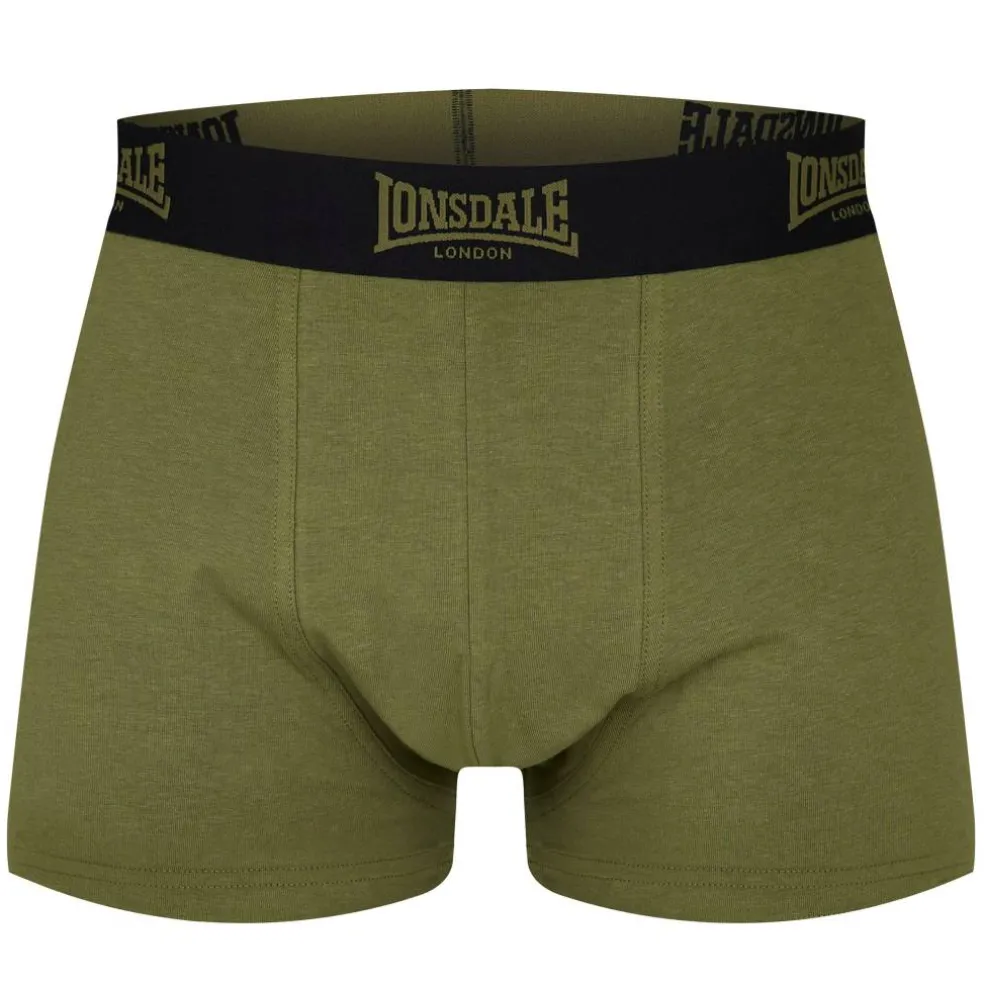 Lonsdale Trunk Shorts 2 Pack Mens