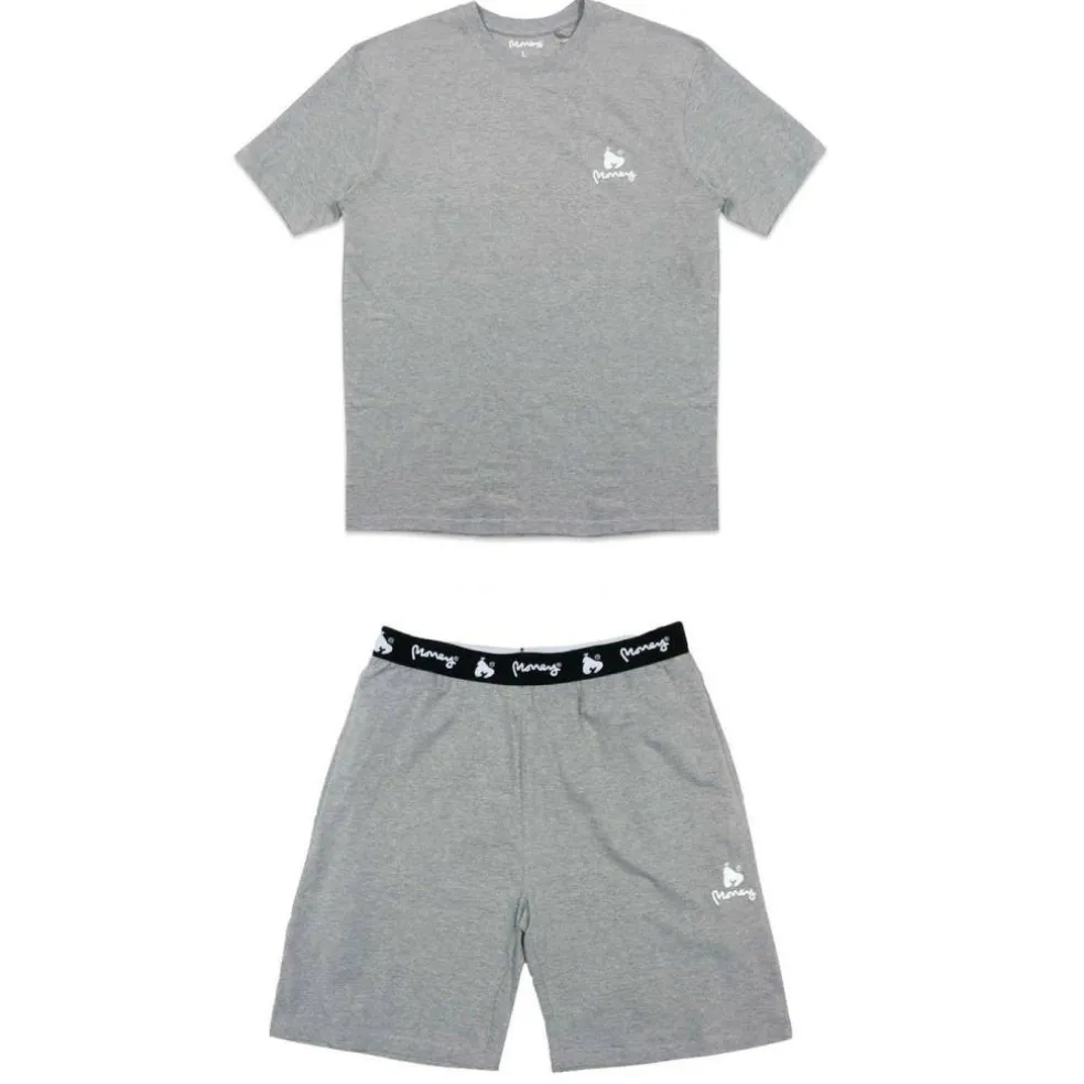 Lounger Elasticated Short Twin Set