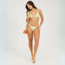 Low Rise Bikini Bottoms with Frill