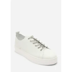 Low Wedge Trainer with Lace up detail