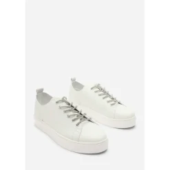 Low Wedge Trainer with Lace up detail