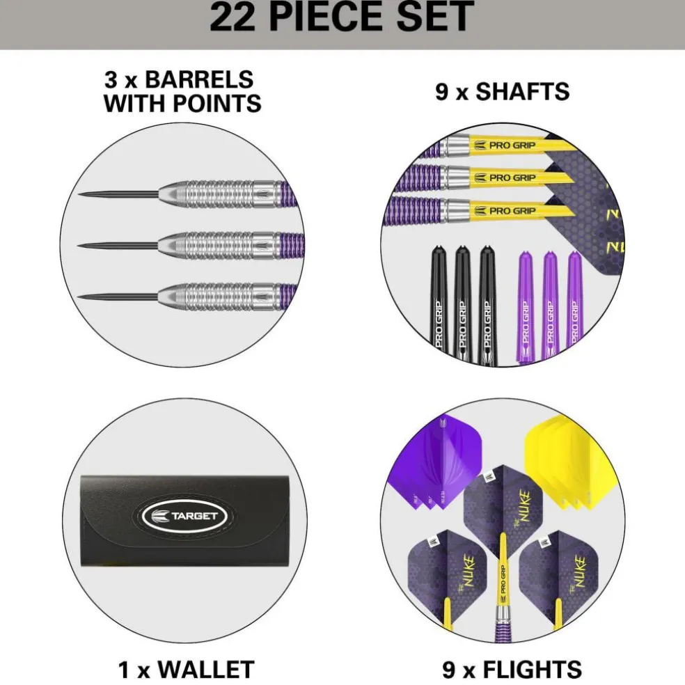 Luke Littler 22G Brass Dart Set