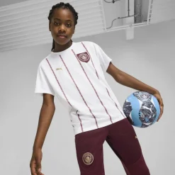 Manchester City Pre Match Short Sleeve Shirt Juniors
