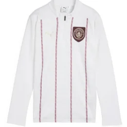 Manchester City Pre Match 1/4 Zip Drill Top Juniors