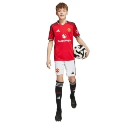 Manchester United Home Shorts 2025 2026 Juniors