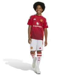 Manchester United Home Shorts 2024 2025 Juniors