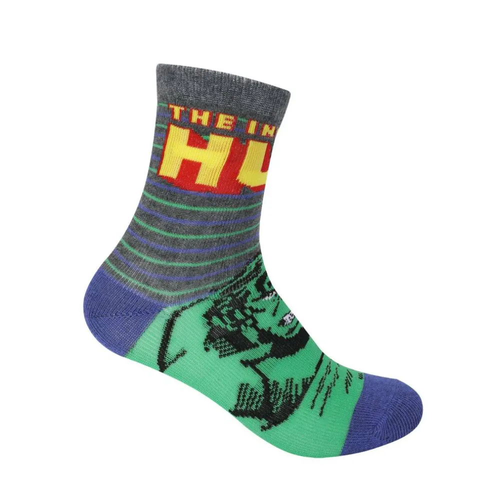 Marvel 3 Pack Crew Socks Infants