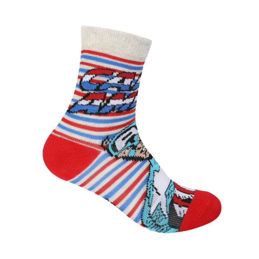 Marvel 3 Pack Crew Socks Infants
