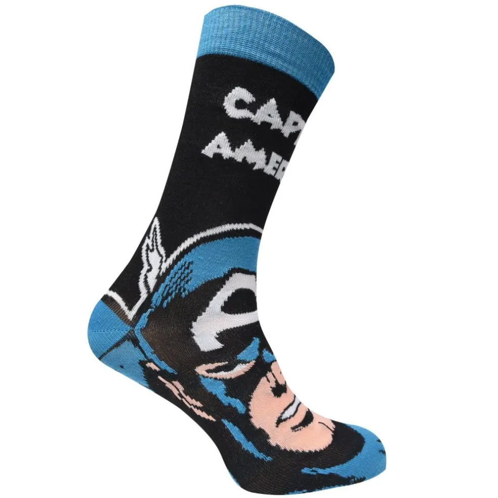 Marvel 3 Pack Crew Socks Mens
