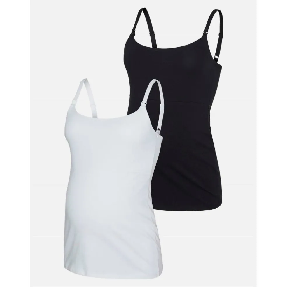 Maternity 2-Pack Strap Nursing Vests
