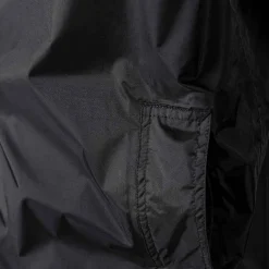 Men packaway waterproof jacket with zip front black XS 3XL