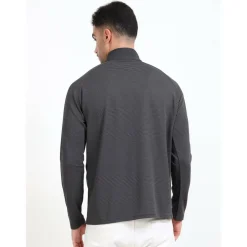 Men's Hybrid Quarter Zip Long Sleeve Performance Golf Jacket