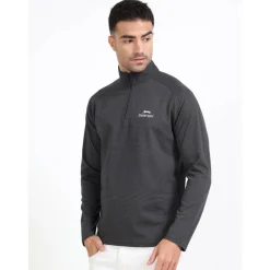 Men's Hybrid Quarter Zip Long Sleeve Performance Golf Jacket