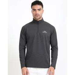 Men's Hybrid Quarter Zip Long Sleeve Performance Golf Jacket