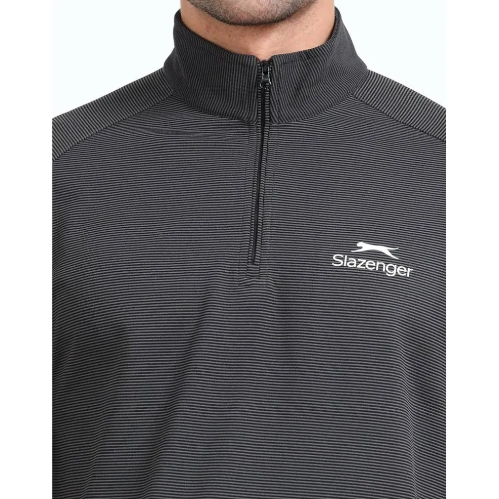 Men's Hybrid Quarter Zip Long Sleeve Performance Golf Jacket