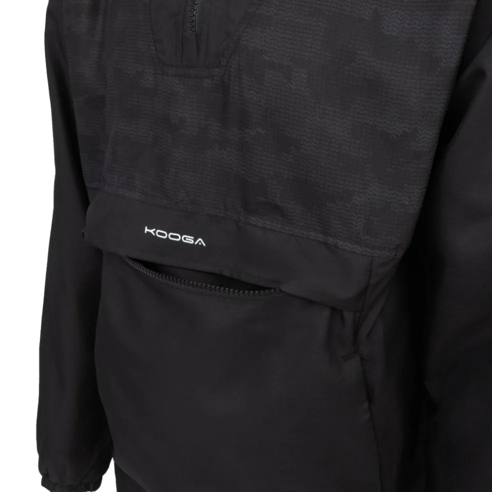 Mens Water Resistant Long Sleeve Performance Rugby Jacket