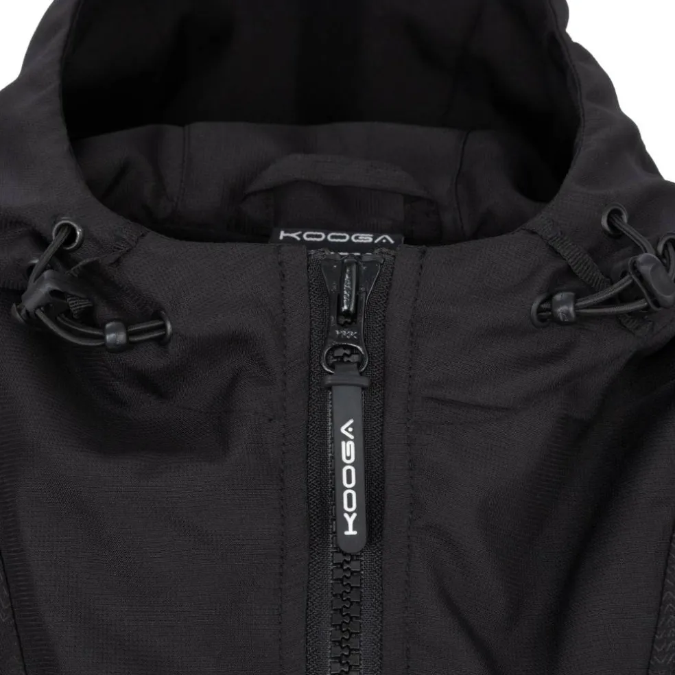 Mens Water Resistant Long Sleeve Performance Rugby Jacket