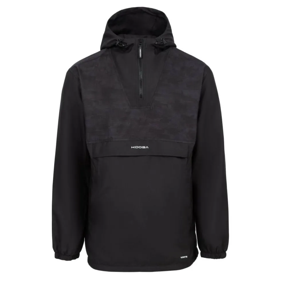 Mens Water Resistant Long Sleeve Performance Rugby Jacket