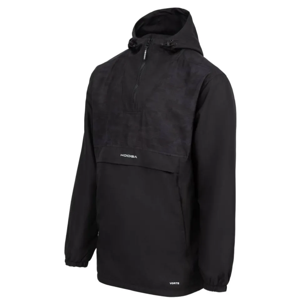 Mens Water Resistant Long Sleeve Performance Rugby Jacket