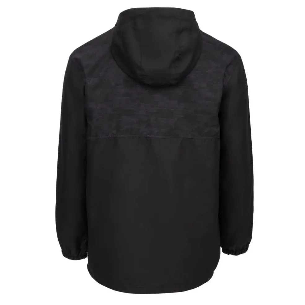 Mens Water Resistant Long Sleeve Performance Rugby Jacket