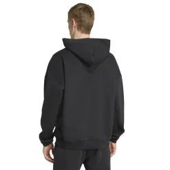 Men's All Blacks Cotton Long Sleeve Hooded Performance Rugby Jacket