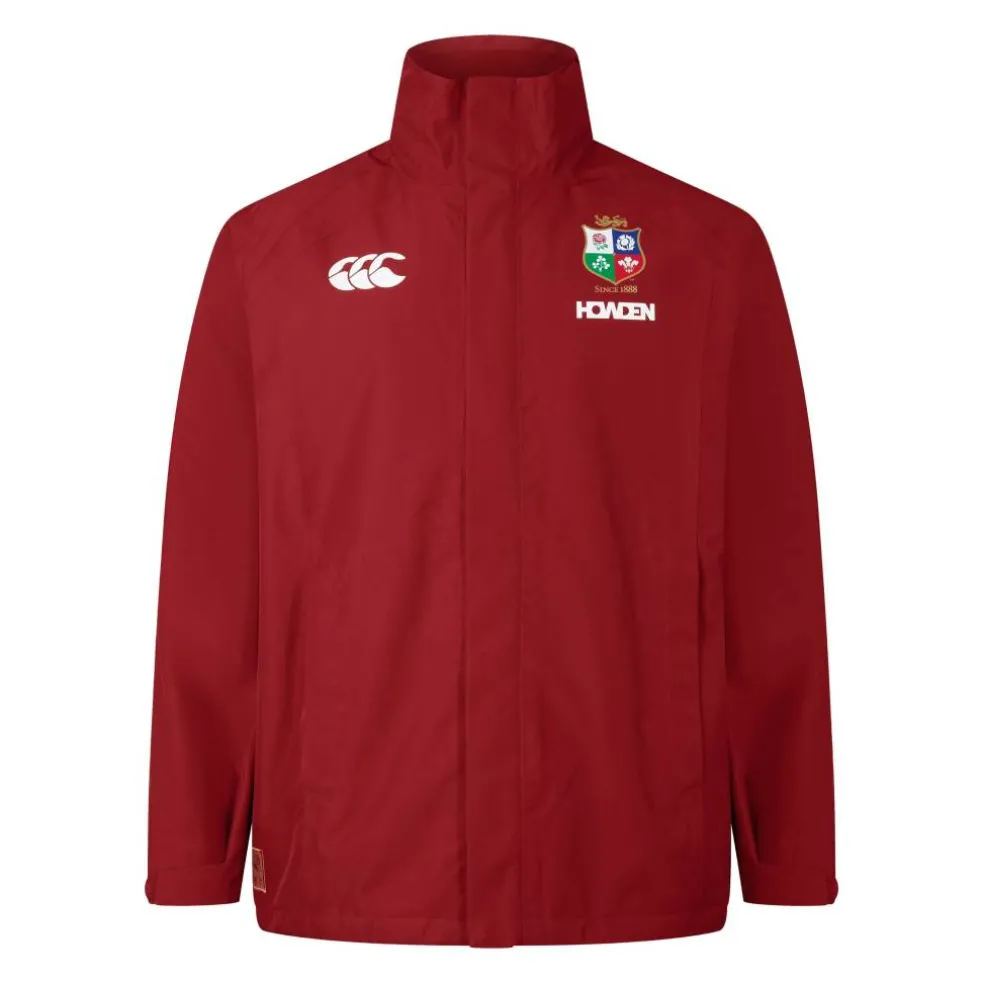 Men's British and Irish Lions Waterproof Long Sleeve 2024 Performance Rugby Jacket