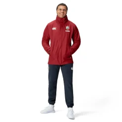 Men's British and Irish Lions Waterproof Long Sleeve 2024 Performance Rugby Jacket