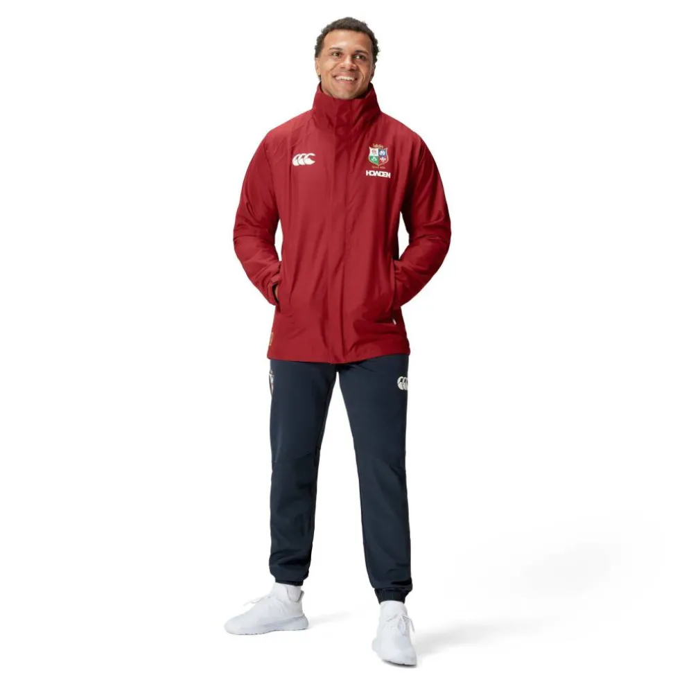 Men's British and Irish Lions Waterproof Long Sleeve 2024 Performance Rugby Jacket