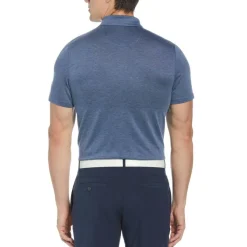 Men's Colour Block Short-Sleeve Performance Polo Shirt