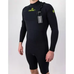 Men's Elite Plus 3/2mm Front Zip Long Sleeve Wetsuit Shorty