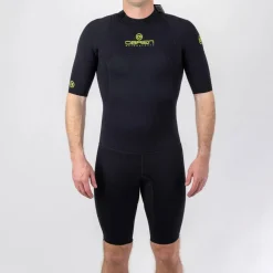 Men's O'Brien Sport 2mm Back Zip Tight Fit Shorty Wetsuit