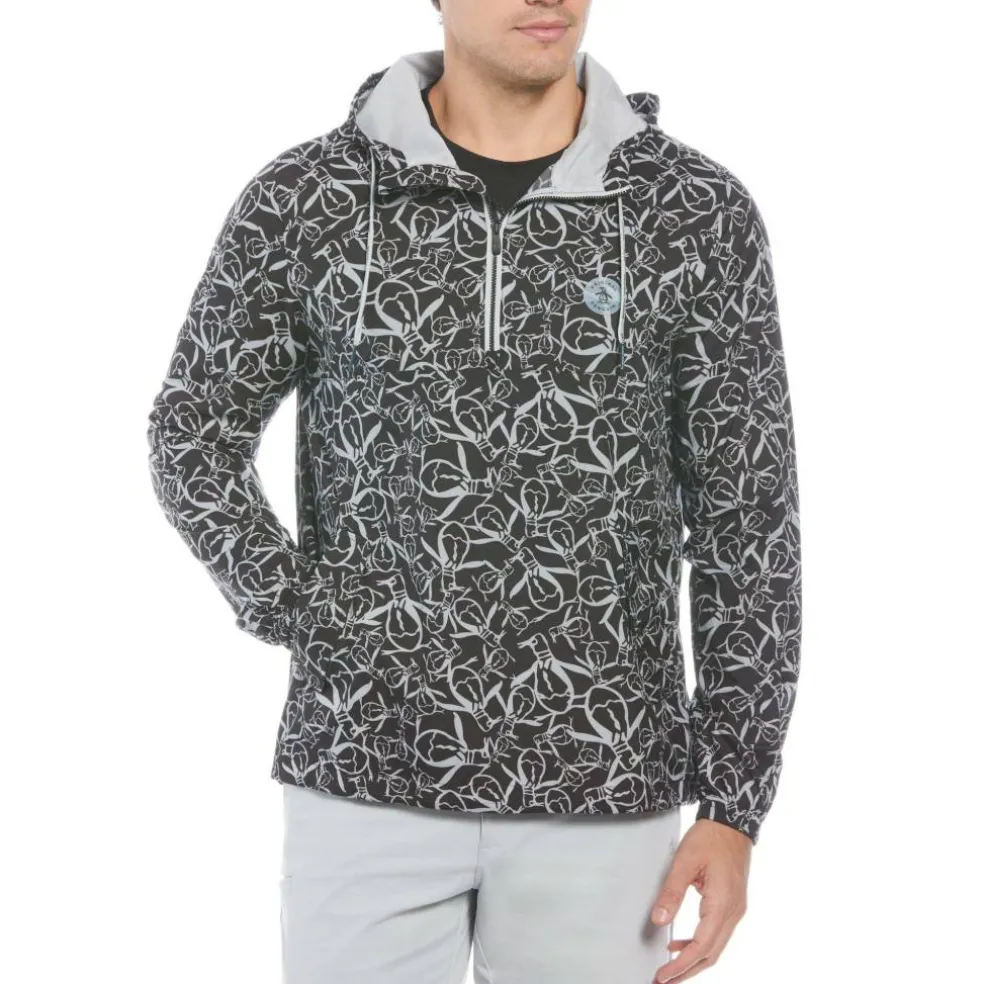 Men's Performance Weather-Resistant Full-Zip Golf Jacket
