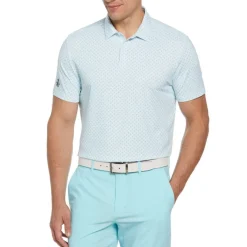 Men's PG Retro Geo Print Short-Sleeve Performance Polo Shirt