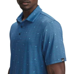 Men's Printed Short-Sleeve Performance Polo Shirt