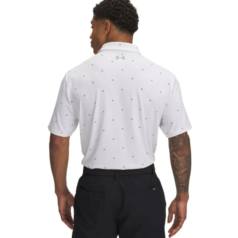 Men's Printed Short-Sleeve Performance Polo Shirt