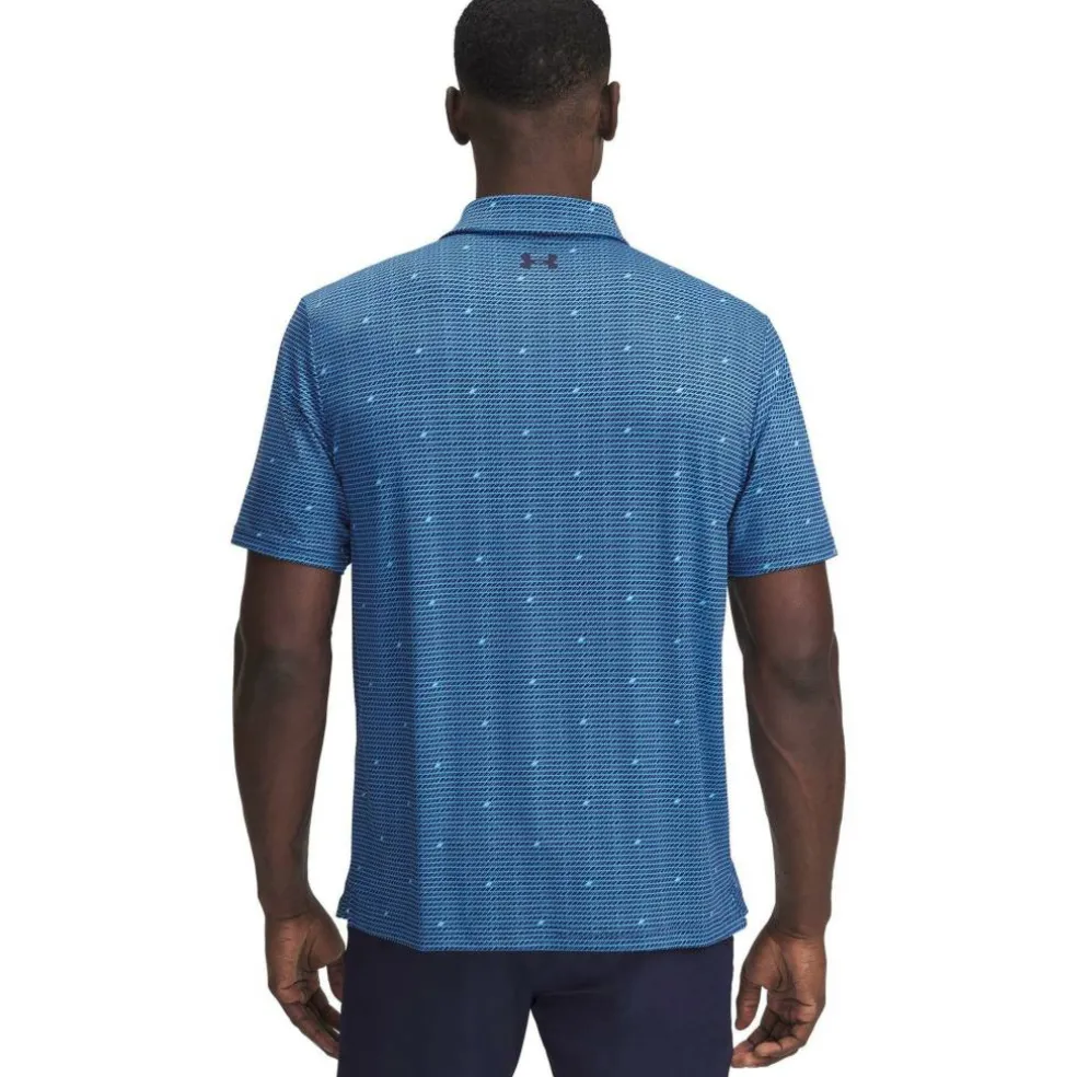 Men's Printed Short-Sleeve Performance Polo Shirt