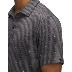 Men's Printed Short-Sleeve Performance Polo Shirt