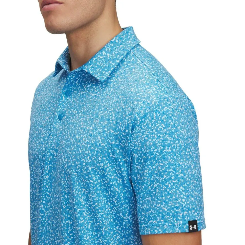 Men's Printed Short-Sleeve Performance Polo Shirt