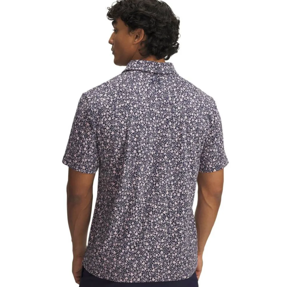 Men's Printed Short-Sleeve Performance Polo Shirt