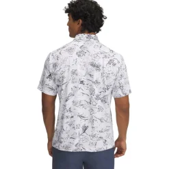 Men's Printed Short-Sleeve Performance Polo Shirt