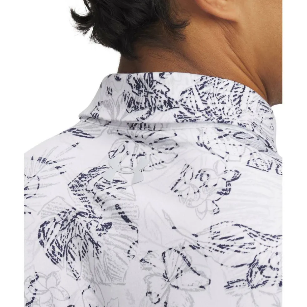 Men's Printed Short-Sleeve Performance Polo Shirt