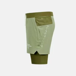Men's Quick Dry 4 Inch Zip Pocket Performance Running Shorts