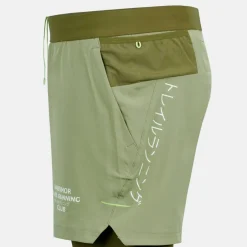 Men's Quick Dry 4 Inch Zip Pocket Performance Running Shorts