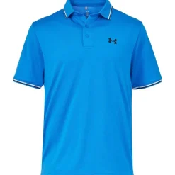 Men's Ribbed Short Sleeve Performance Polo Shirt