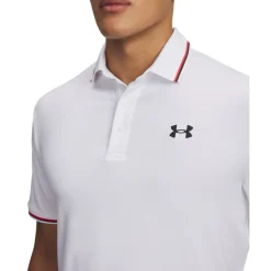 Men's Ribbed Short Sleeve Performance Polo Shirt