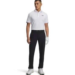 Men's Ribbed Short Sleeve Performance Polo Shirt
