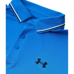 Men's Ribbed Short Sleeve Performance Polo Shirt
