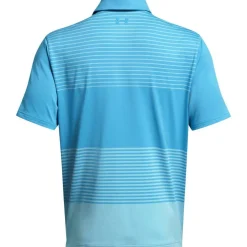 Men's Stripe Short-Sleeve Performance Polo Shirt