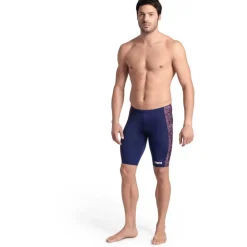 Mens Abstract Tiles Swim Jammer